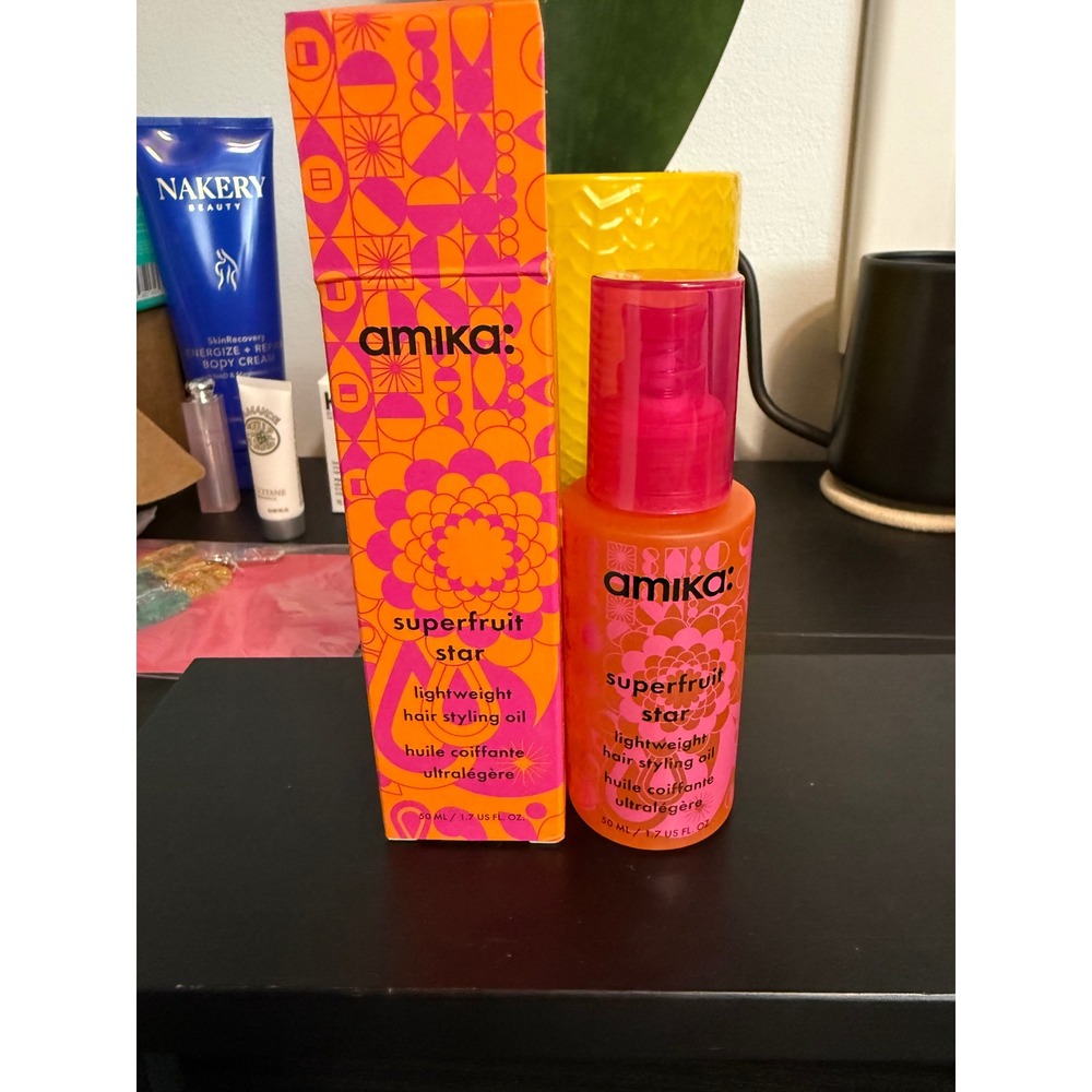 Amika Superfruit Star Lightweight Hair Styling Oil 50ml 1.7 fl oz NIB